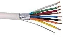 22 AWG 8 Conductor Shielded Plenum Speaker Cable 500 Feet White X4021
