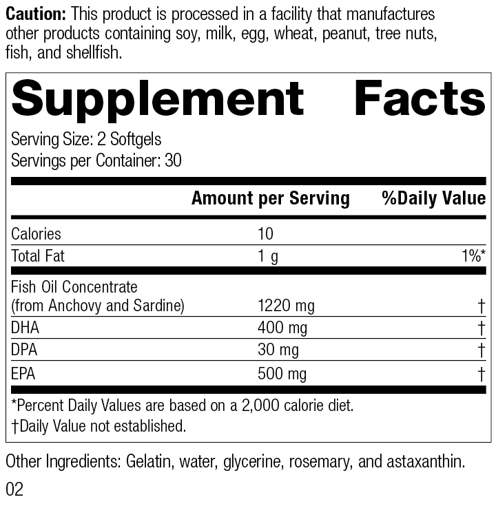 EPA DHA 60 Softgels H131