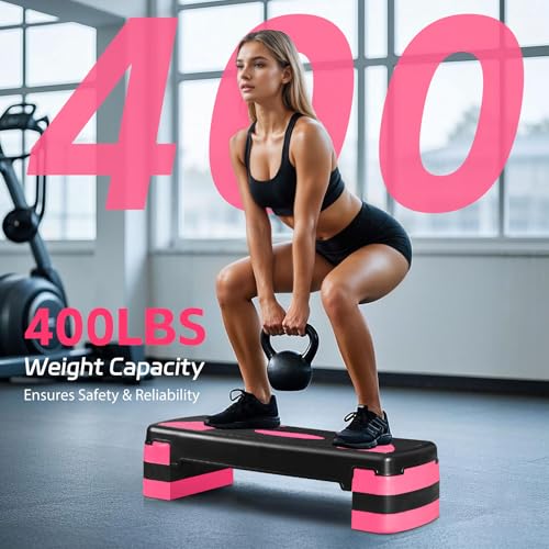 Adjustable Aerobic Step Platform with Risers G365749