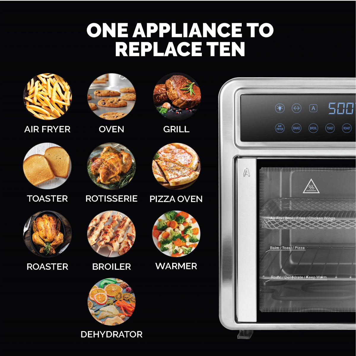 26 Quart Air Fryer Oven L82727