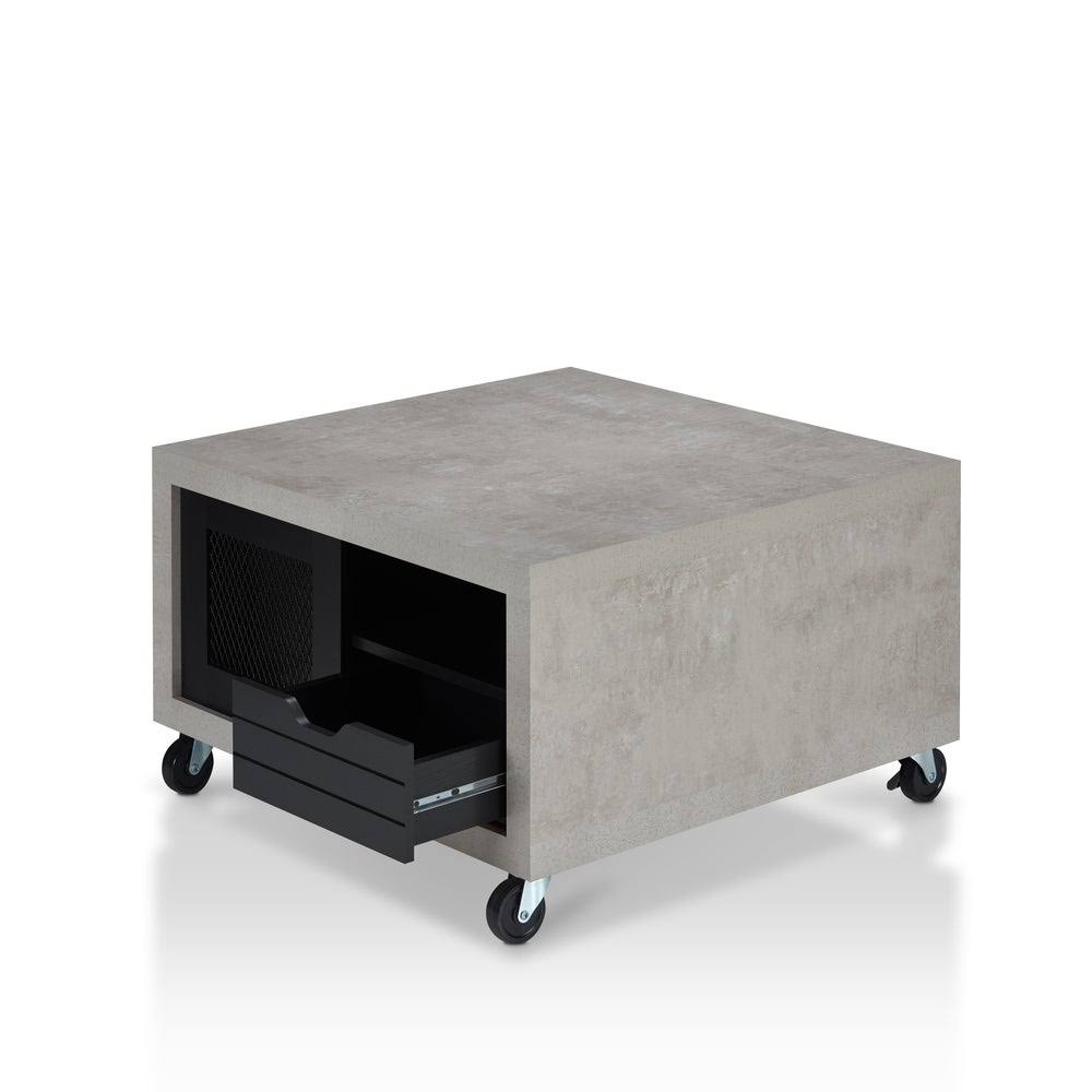 Industrial Multi-Storage Coffee Table Y636268