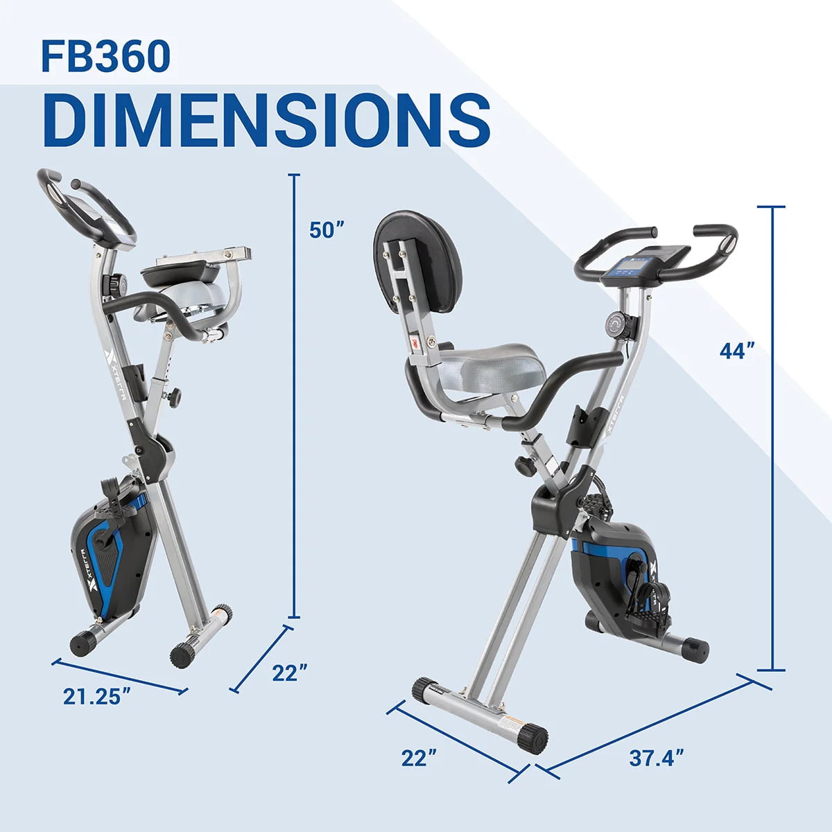 Compact Upright Folding Bike with Magnetic Resistance Y111
