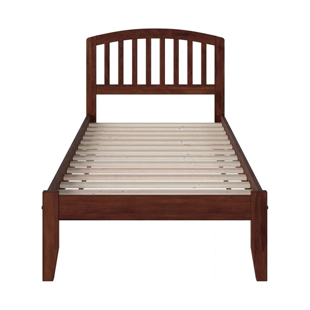 Solid Wood Twin XL Spindle Platform Bed with USB E66763