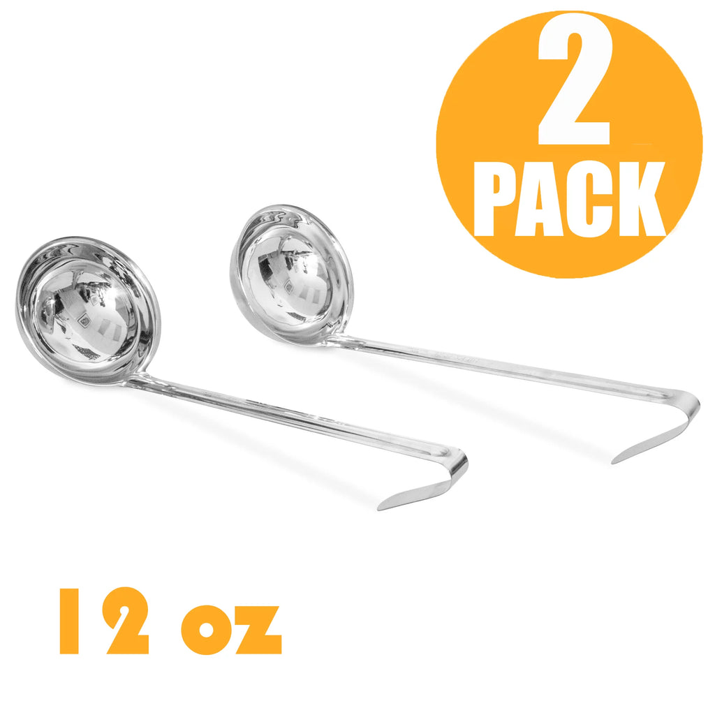 12 Oz Stainless Steel Soup Ladle O896