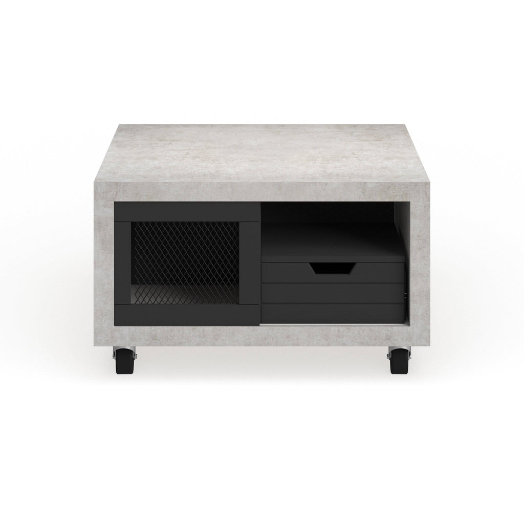 Industrial Multi-Storage Coffee Table Y636268