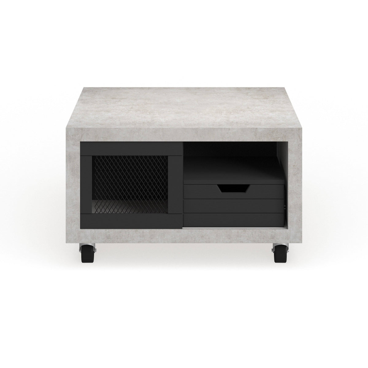 Industrial Multi-Storage Coffee Table Y636268