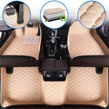 Custom Full Coverage All Weather Non-Slip Leather Car Floor Mats U257