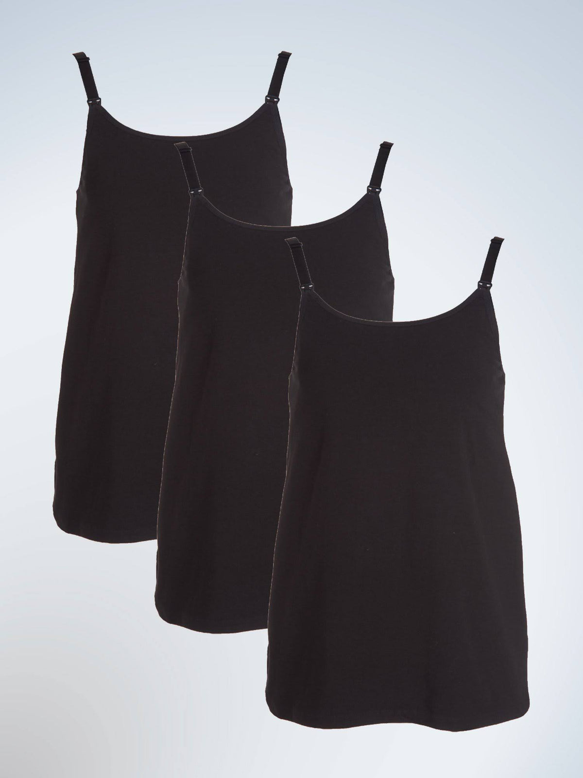 Black Nursing Cami 3pk W96327