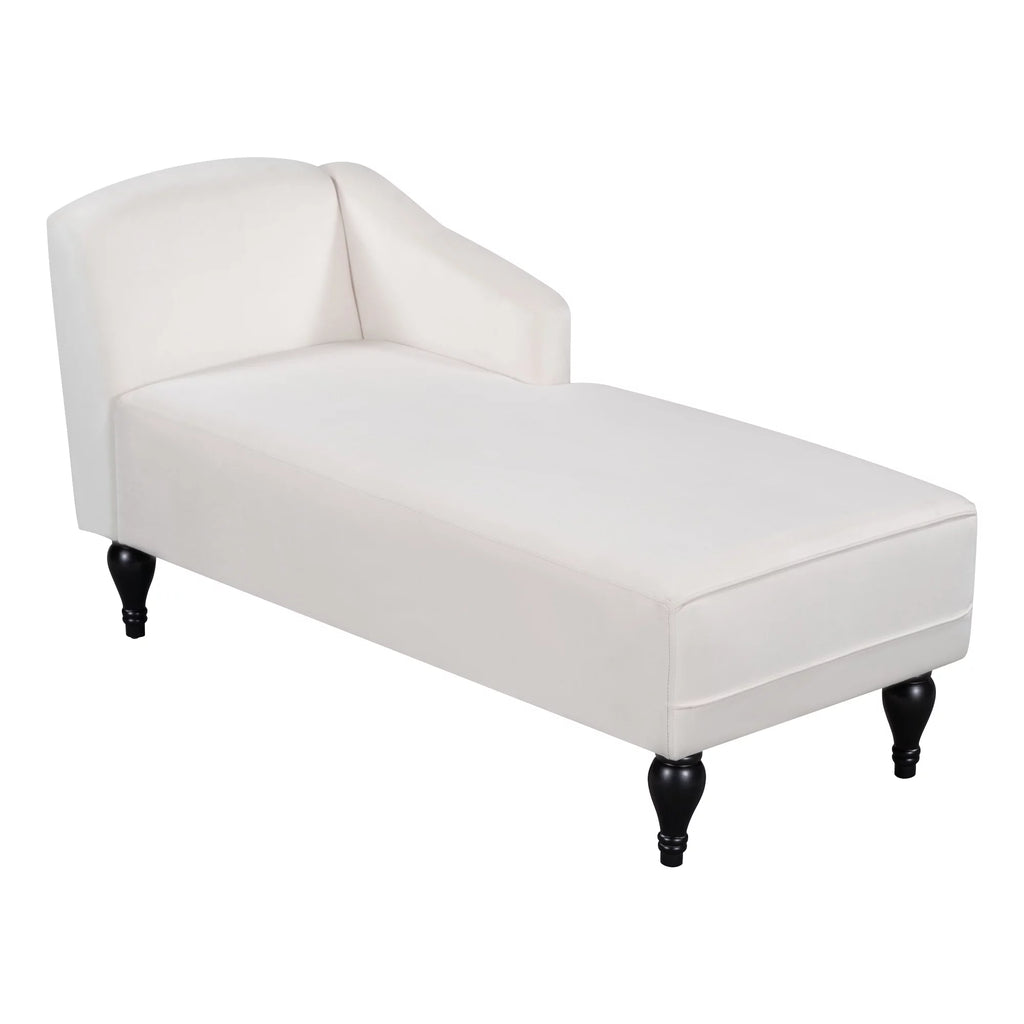 58 inch Velvet Button Tufted Chaise Lounge Sofa N839