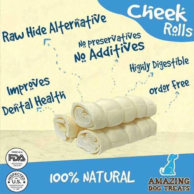 Beef Cheek Rolls Dog Treats N104854