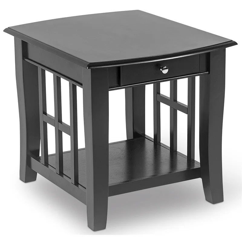 Black Storage End Table Z499850