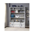 White Cargo Bookshelf & Ladder TV Stand Q23997