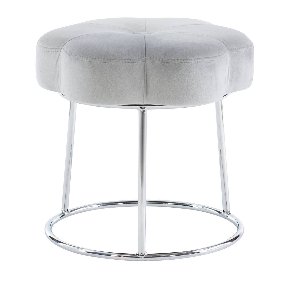 Gray Accent Vanity Stool Z30683