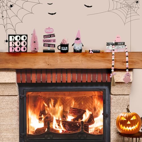 8 PCS Halloween Decorations and Two Tiered Tray Stand H8558
