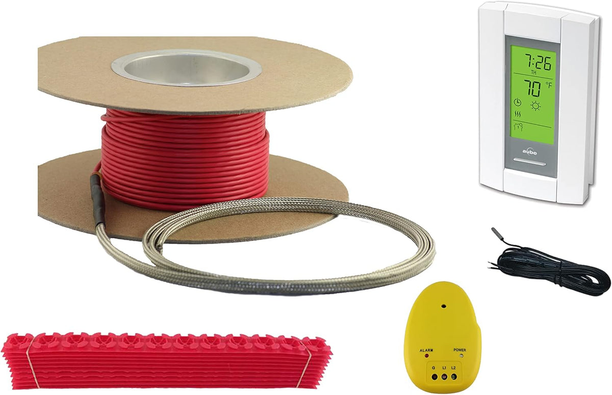 50 Sqft Electric Radiant Floor Heat Heating System with Digital Thermostat E684586