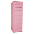 Light Pink 9 Drawer Makeup Vanity Storage K308
