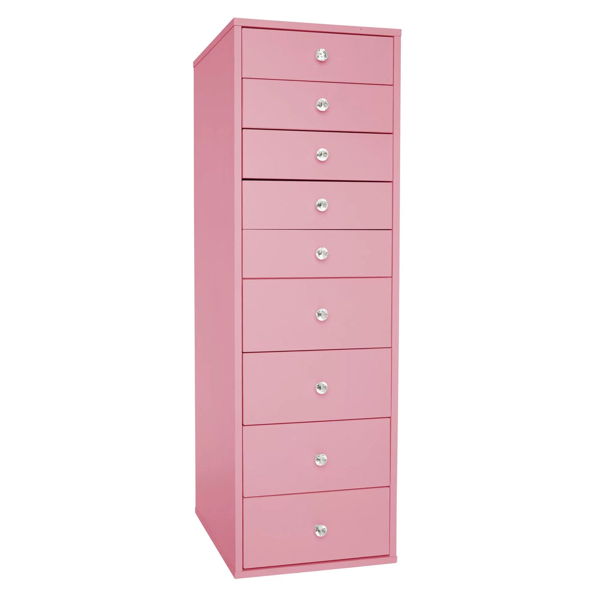Light Pink 9 Drawer Makeup Vanity Storage K308