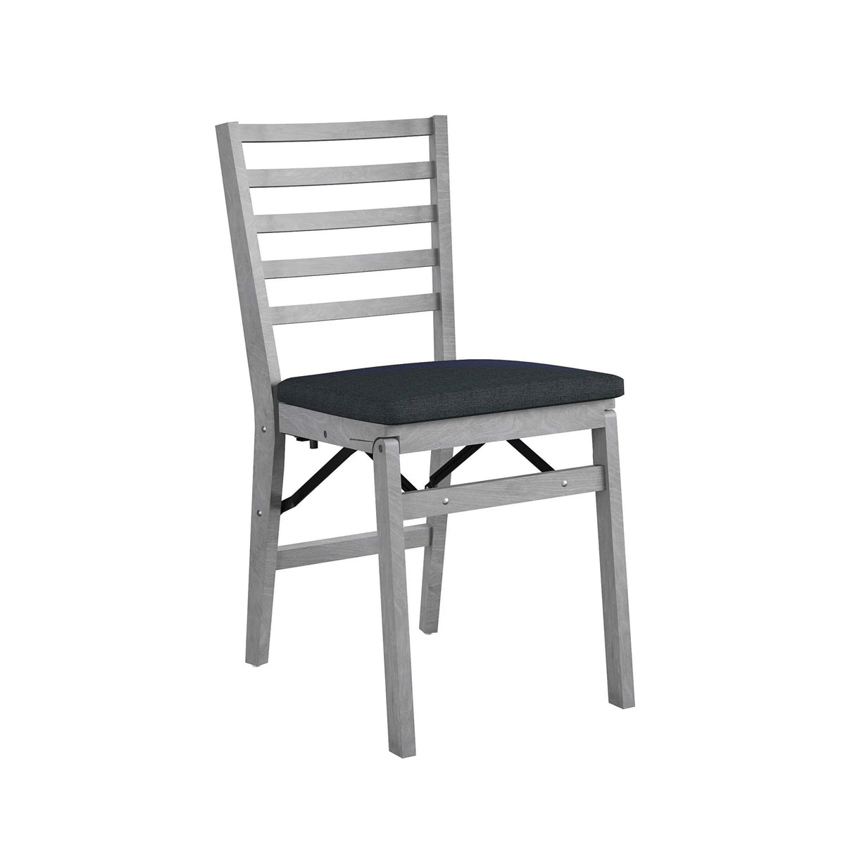 Gray Wash 2-Pack Wood Folding Chair N856915