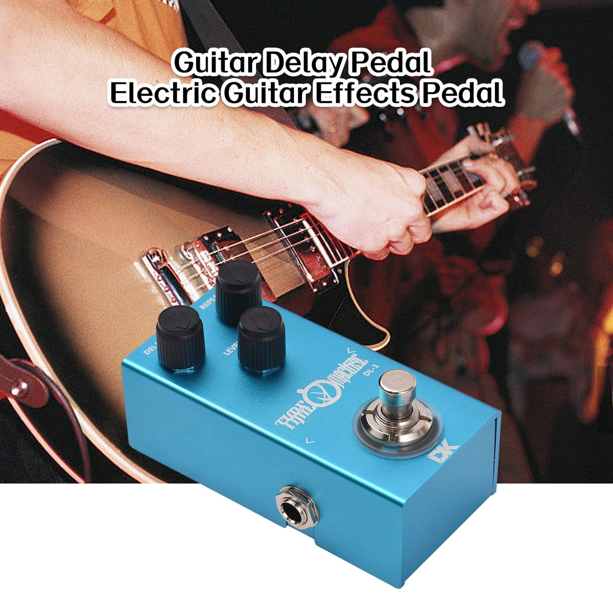Delay Pedal Electric Guitar Effects Pedal True Bypass Metal Shell Z869