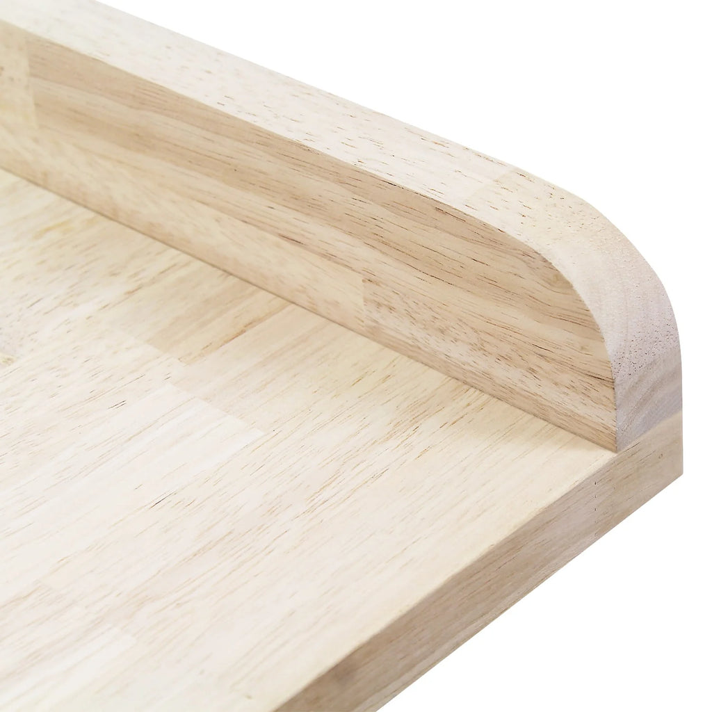 Lacquered Butcher Block Countertop with Edge Rails H640405