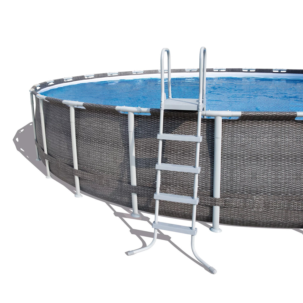 Power Steel Pool Set with Pump, Ladder and Cover Y377646