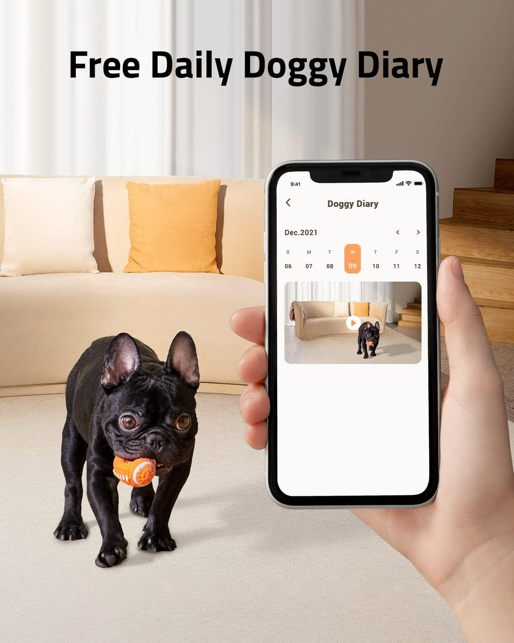 1080p Pet Camera with Treat Dispenser G717835
