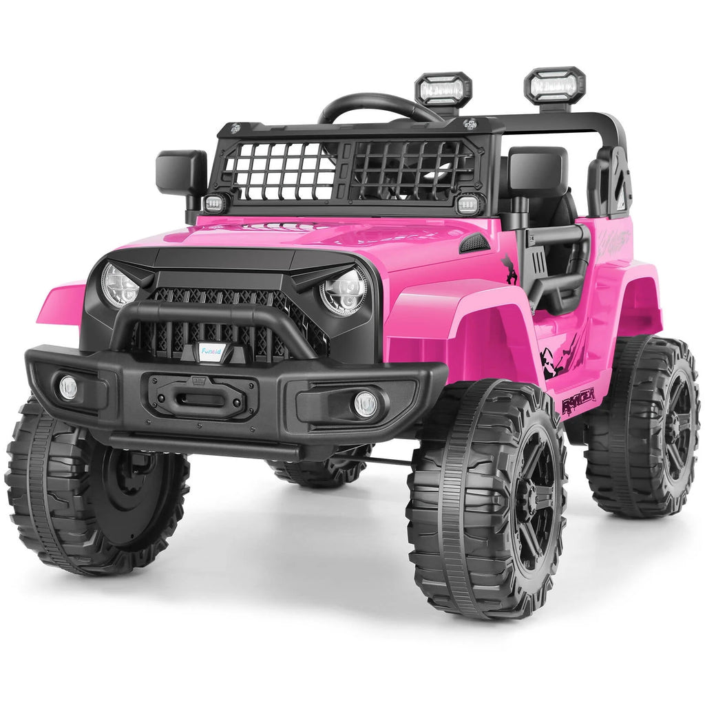 Pink 12V Electric Ride on Toy Car with Remote Control K748
