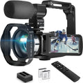 4K 60fps Video Camera Camcorder with 18x Zoom D905