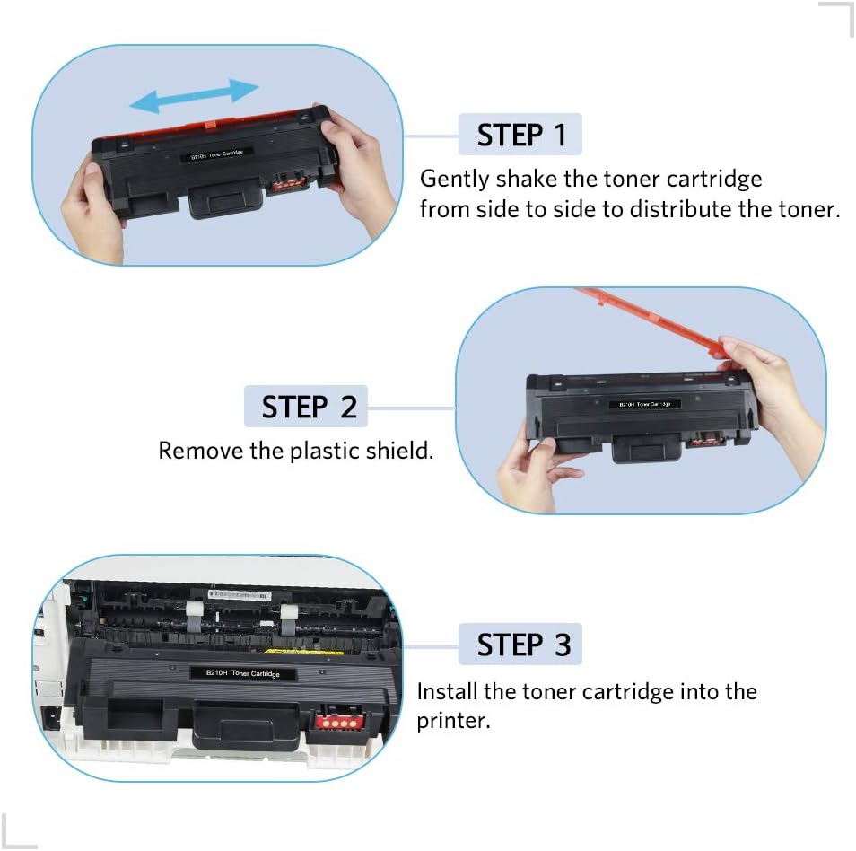 Compatible Toner Cartridge Replacement, Black, 4-Pack N3383