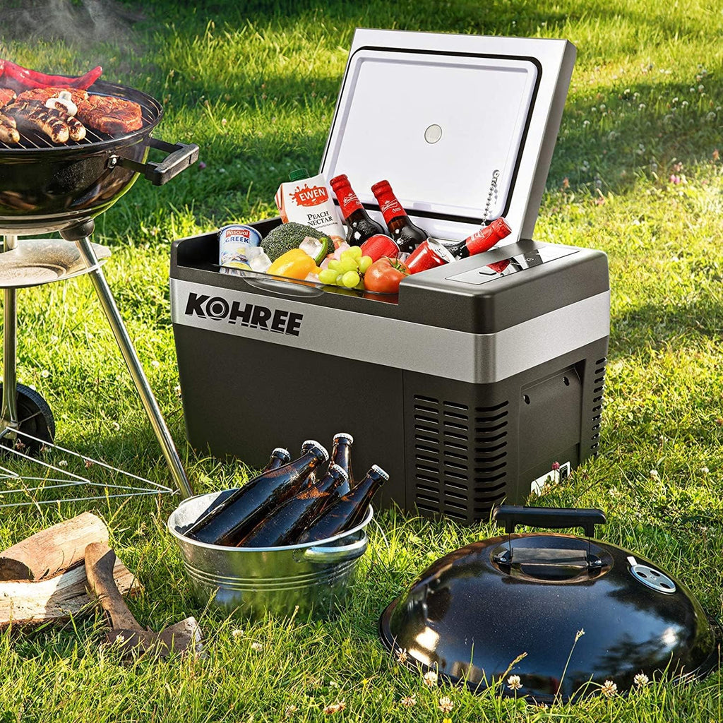 Portable 12 Volt Refrigerator 26 Quart Electric Cooler U5318