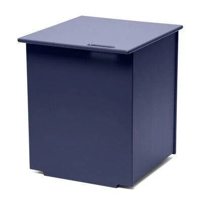 14 Gallon Navy Blue Plastic Deck Box T8782
