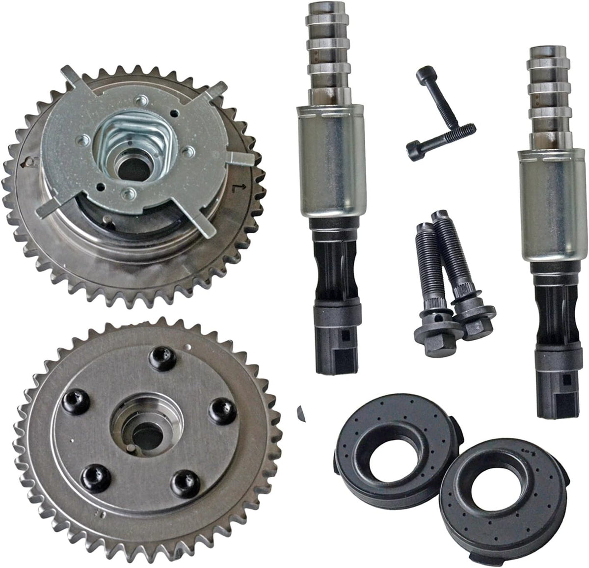 Variable Camshaft Timing Cam Phaser Kit with VCT Solenoids 4.6L 5.4L 3V Engine J1302