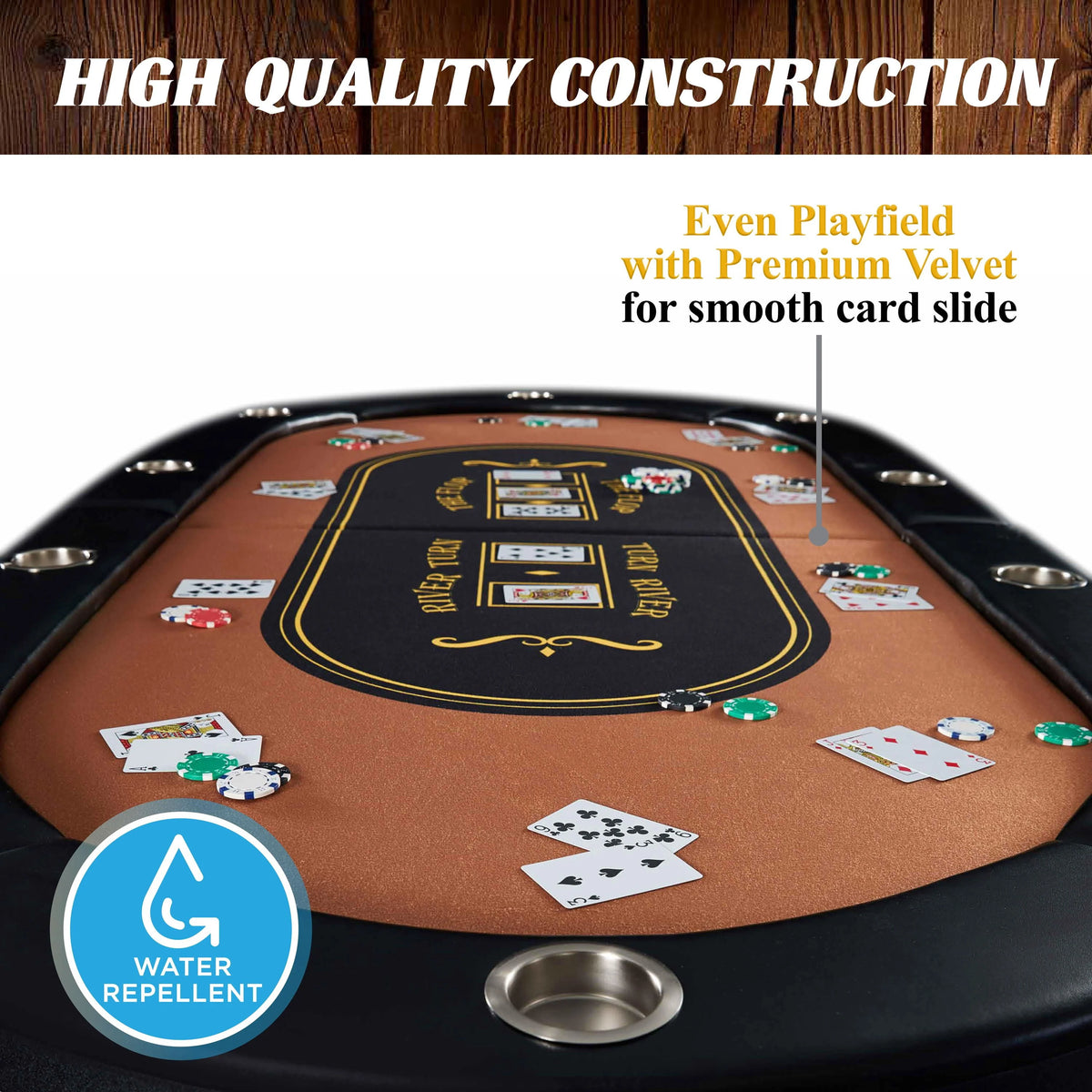 10-Player Poker Table W4656