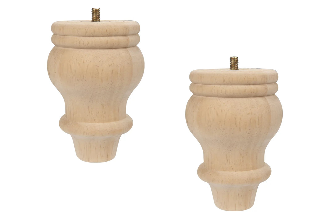 Natural 2 Pc Bun Feet S896