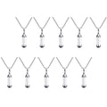 Glass Vial Pendant Necklace J900