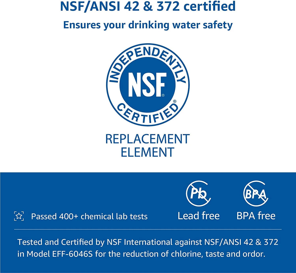 Refrigerator Water Filter, Pack of 4 N231