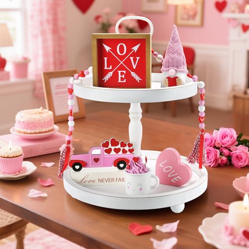 8 PCS Halloween Decorations and Two Tiered Tray Stand H8558