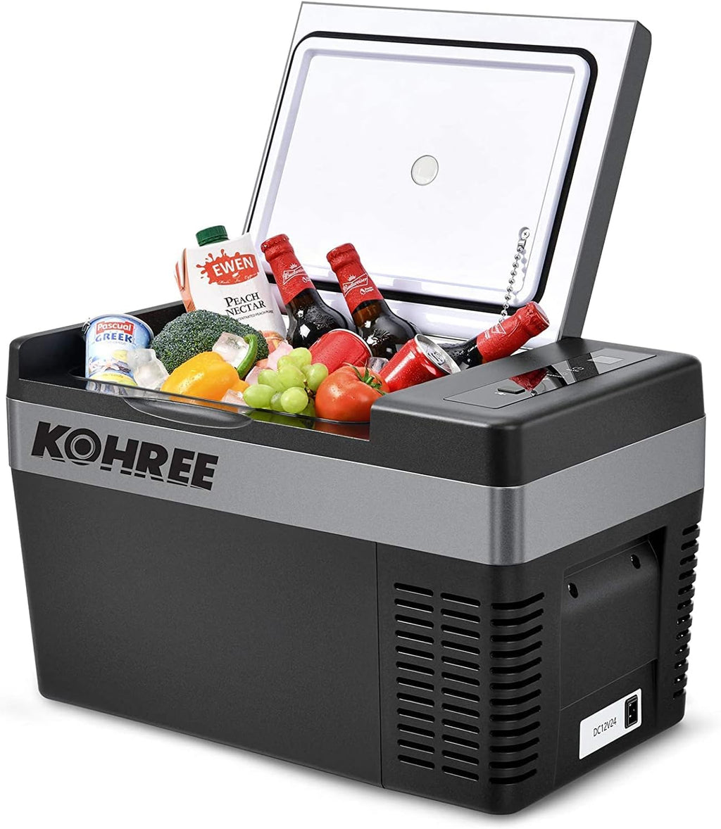 Portable 12 Volt Refrigerator 26 Quart Electric Cooler U5318