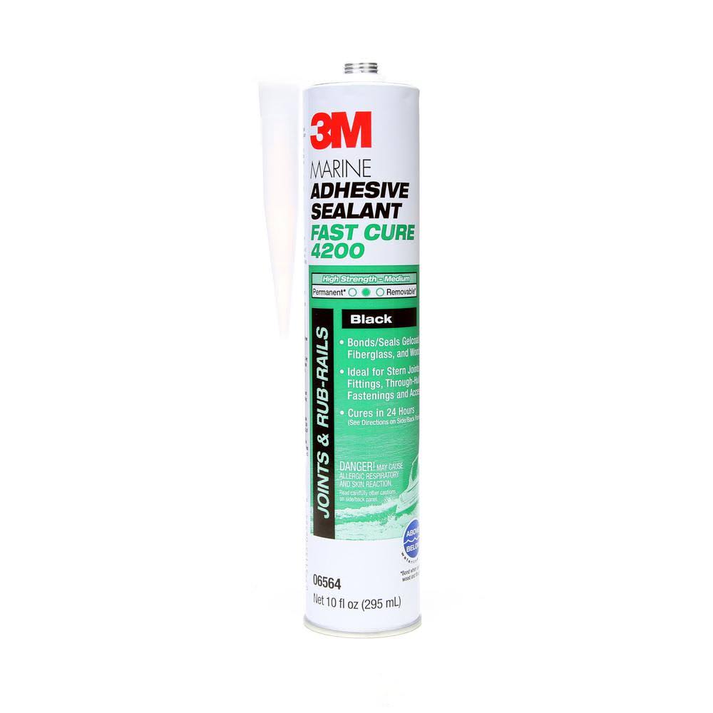 Black Marine Polyurethane Adhesive Sealant K66768