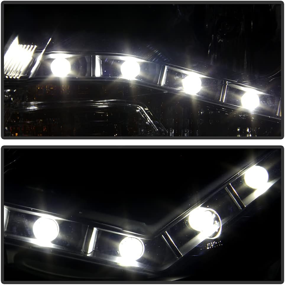 2009-2011 Volkswagen Tiguan Black Housing Projector Headlights Y868530