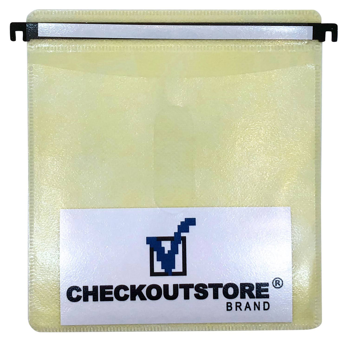 5000 CD Double-Sided Plastic Hanging Sleeve Yellow Z620439
