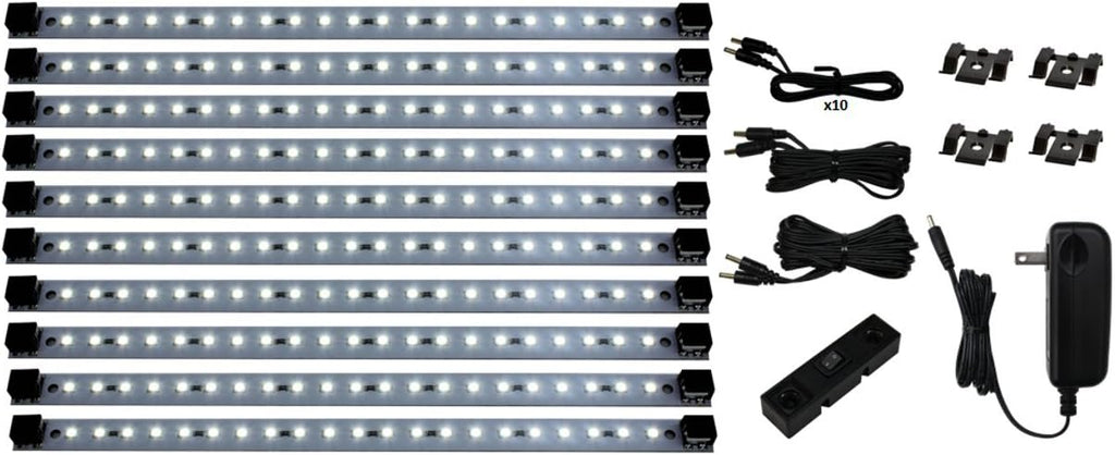 21 LED Under Cabinet Lighting Cool White 24 Watt 12V DC E508850