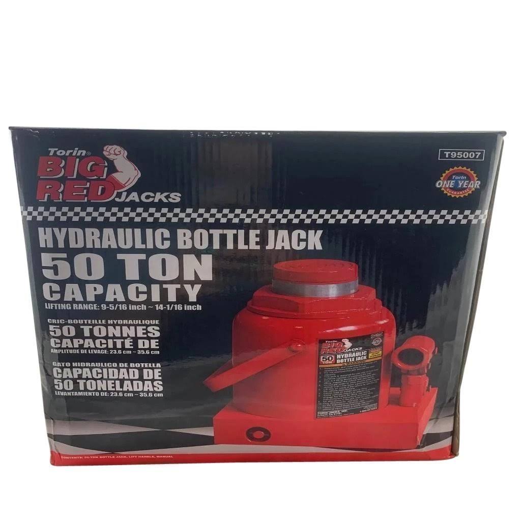50 Ton Heavy Duty Hydraulic Steel Bottle Jack Q10326