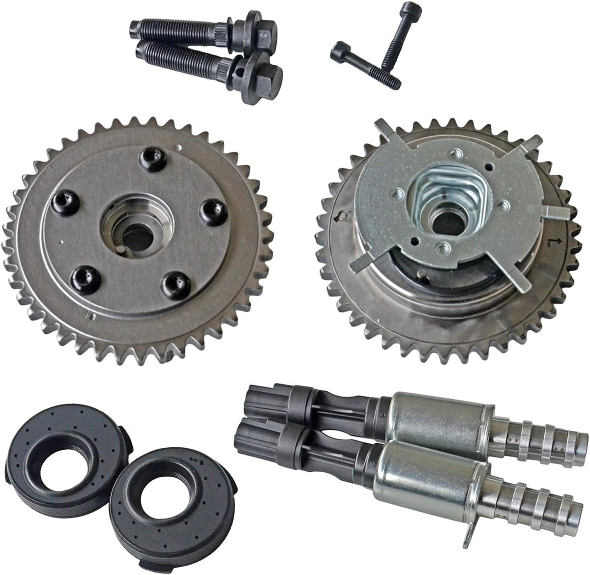 Variable Camshaft Timing Cam Phaser Kit with VCT Solenoids 4.6L 5.4L 3V Engine J1302