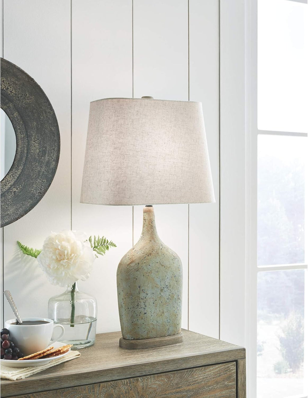 Sage Paper Table Lamp Set of 2 Y53536