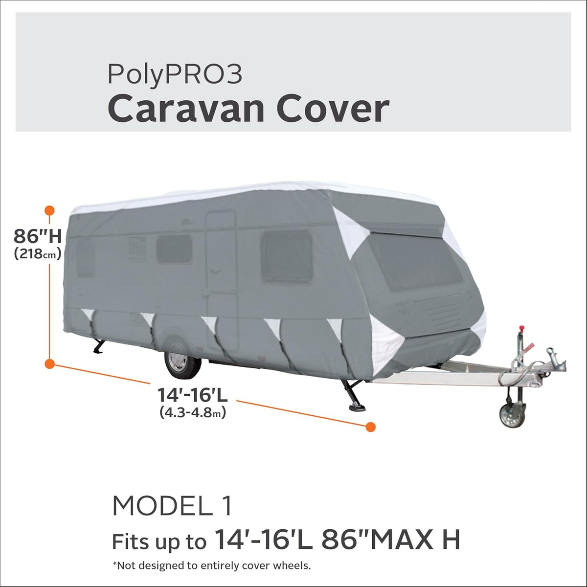 Caravan Cover Fits 20' - 22' Trailers E267