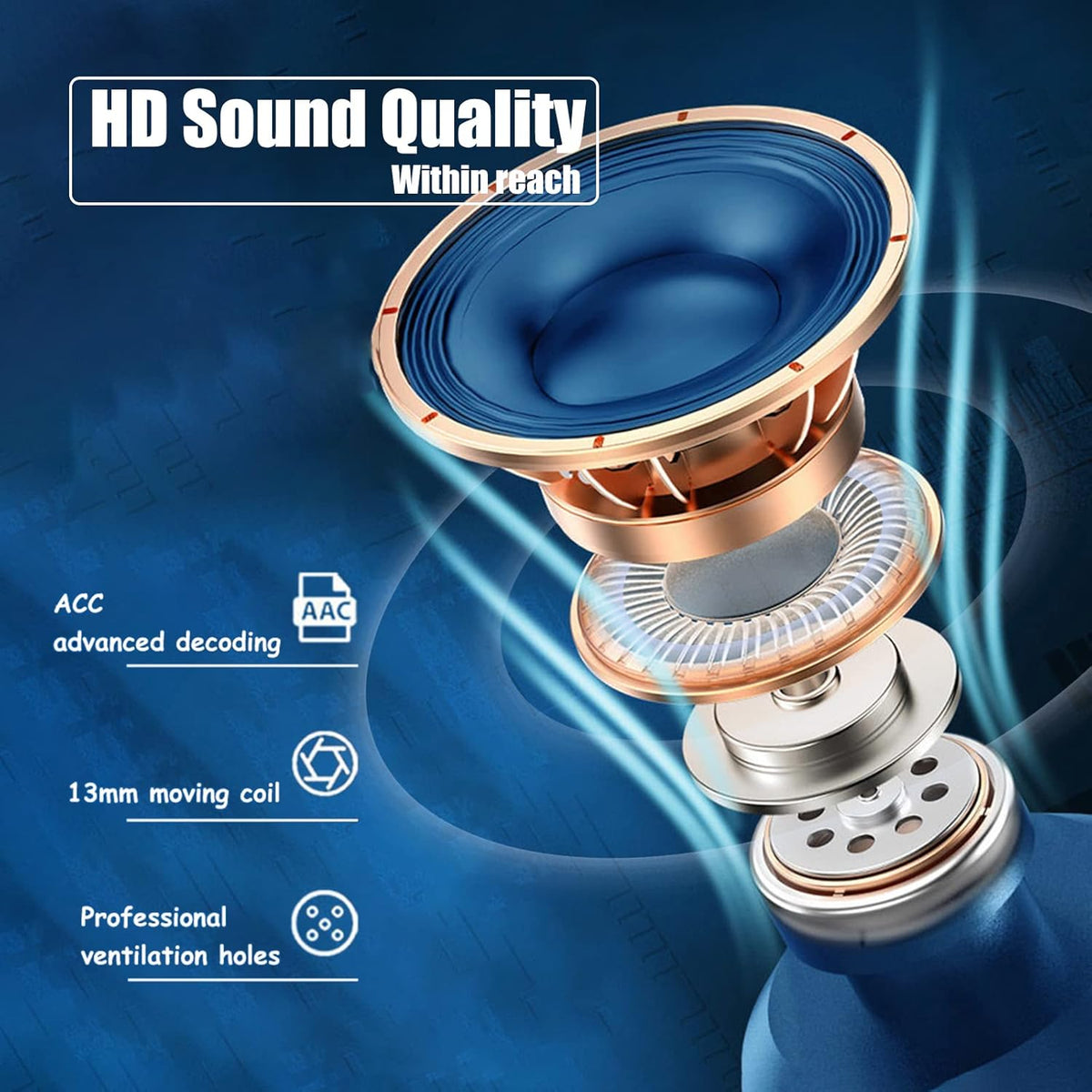 Bluetooth Wireless Headphones with Mic N259