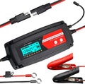 Fully Automatic 3 in 1 Car Battery Charger 12V 2/4/8 Amp with LCD Display J6280