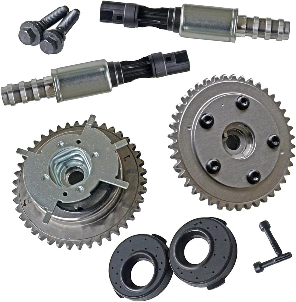 Variable Camshaft Timing Cam Phaser Kit with VCT Solenoids 4.6L 5.4L 3V Engine J1302