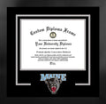 University of Maine Spirit Diploma Black Frame X9685
